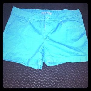 Turquoise shorts